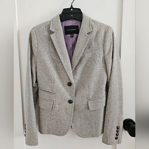 Banana republic tweed herringbone blazer light brown 00P